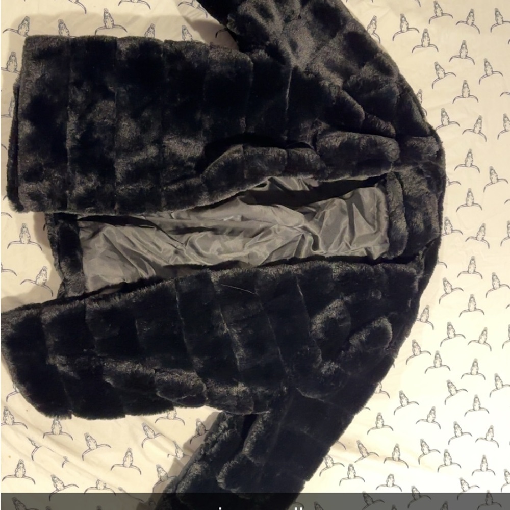 Amazon Black Teddy Jacket Plush Warmth